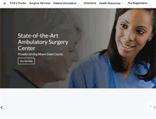 Tablet Screenshot of miamilakessurgerycenter.com